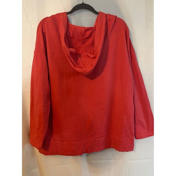 T by Talbots Coral XL Hoodie - Picture 2 of 9